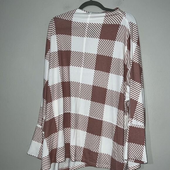 Sylvan Plaid Tunic Top NWT Maurices - Picture 5 of 6